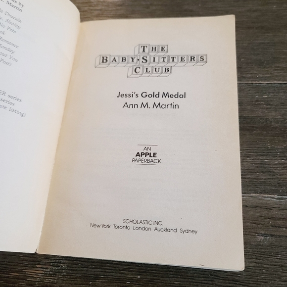 Vintage 90s The Babysitters Club #55 Jessi's Gold Medal Scholastic Paperback - Picture 8 of 8